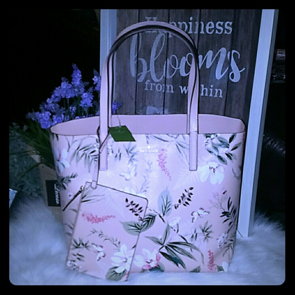 Kate spade Mya botanical reversible tote bag